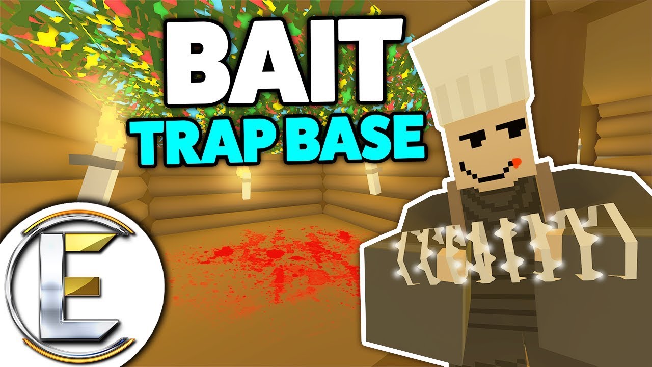 Bait Trap Base - Unturned Roleplay (Invite Them In Then They Get Shredded By The Trap)