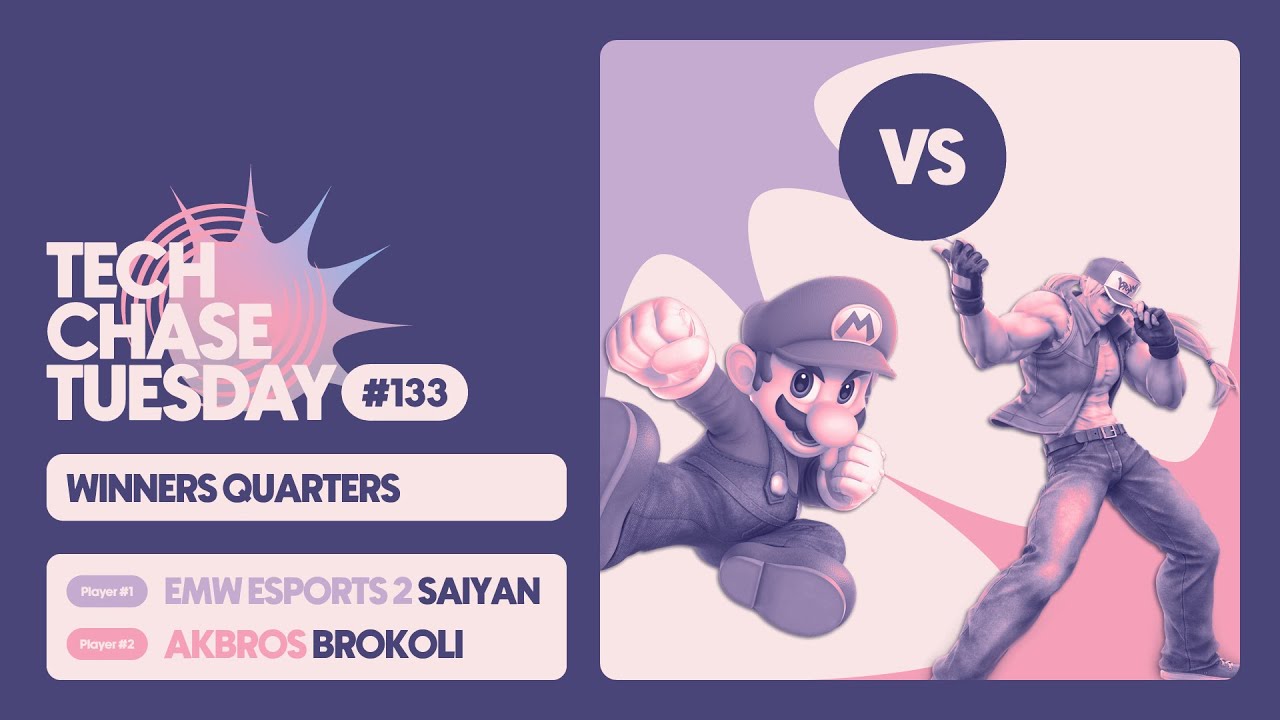 EMW Esports 2 | Saiyan vs Akbros | Brokoli | Winners Quarters | Tech Chase Tuesday 133