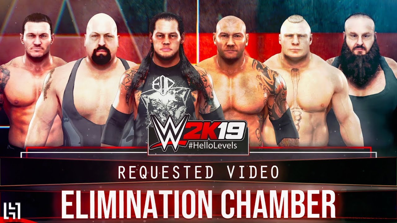 WWE 2K19 Elimination Chamber Match feat. ELIMINATION CHAMBER POD SPEAR & More | WWE 2K19 Matches