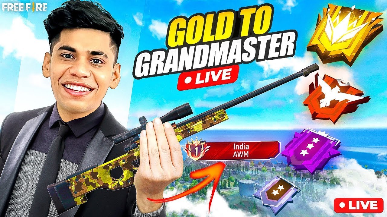 🔴[Live] Join Fast🗿New Season 24 Hours Pushing🔥  - Free Fire Live !!