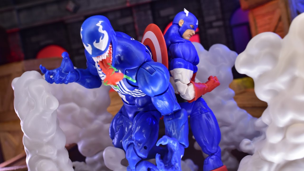 Marvel Legends Gamerverse (Marvel Vs  Capcom) Captain America and Venom 2 Pack 
