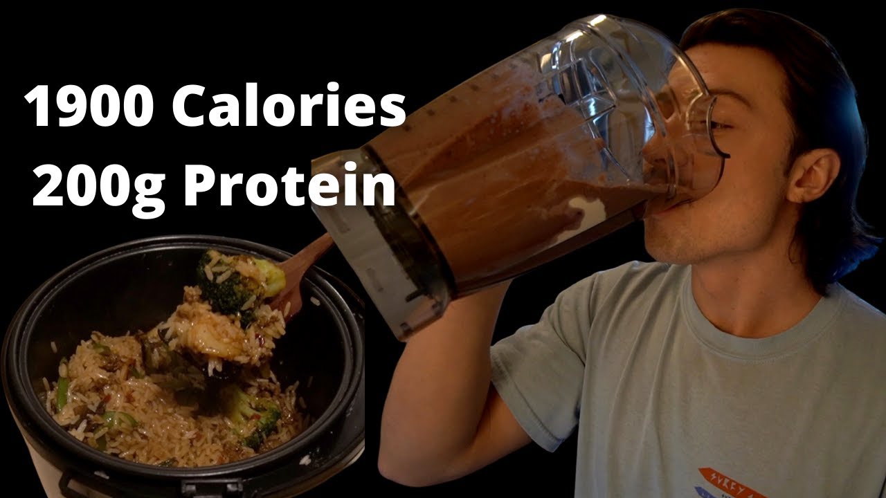 Full Day Of Eating Low Calorie High Protein Meals - 1900 calories 200g protein