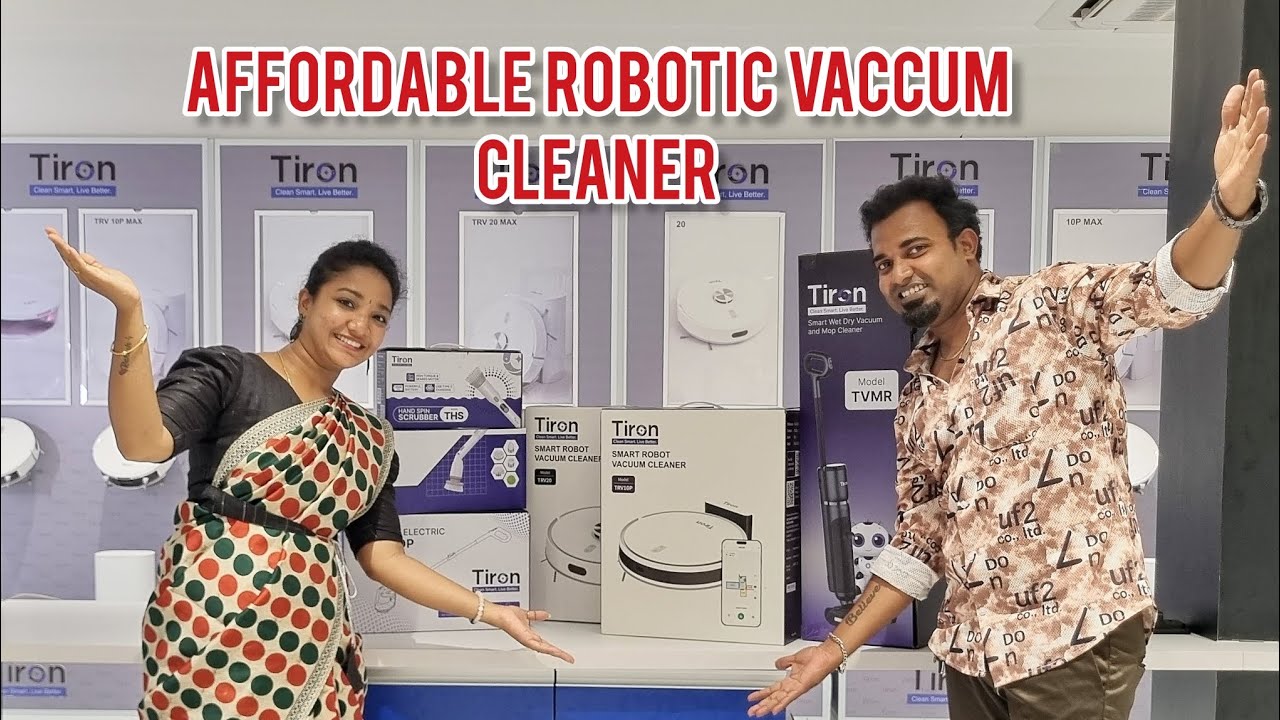 🤖Exclusive Robotic Vacuum Clearner showroom in chennai | Tiron World - 1st time in India #appliances