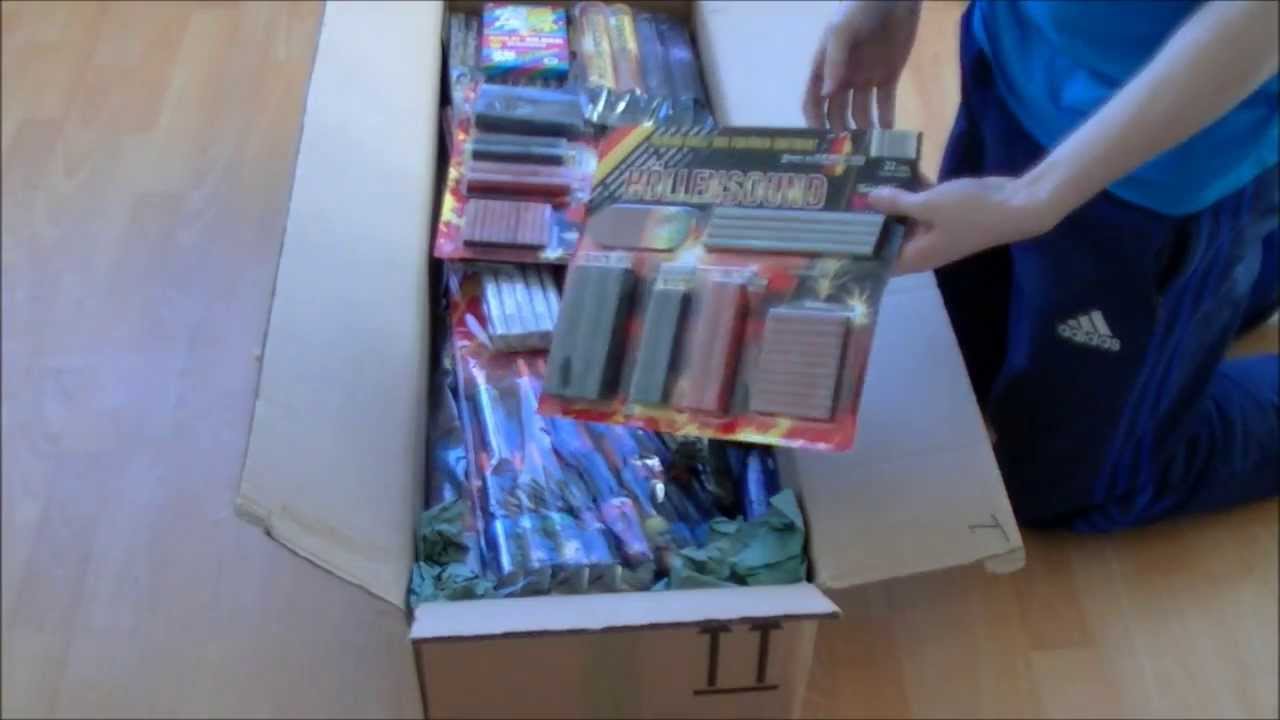 Silvesterbestellung Feuerwerksvirtrine 350&euro; Unboxing Silvester 2013/14