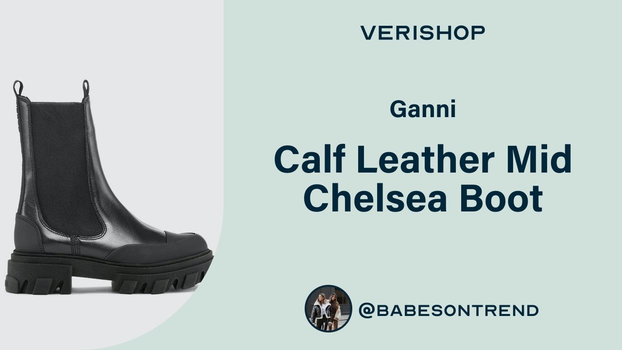 Ganni Calf Leather Mid Chelsea Boot Review