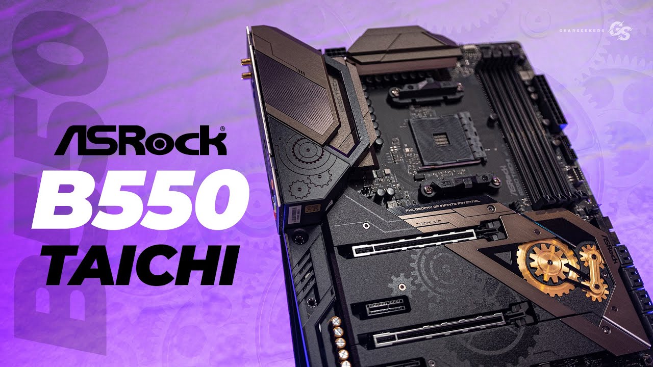 B550 All Geared Up - ASRock B550 Taichi - First Look & Overview