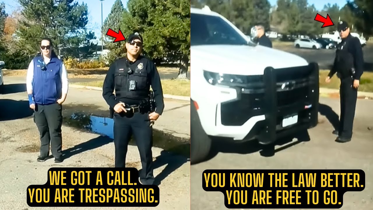 Cop Gets Owned In The Most Brutal Way Ever After A Trespass Blunder