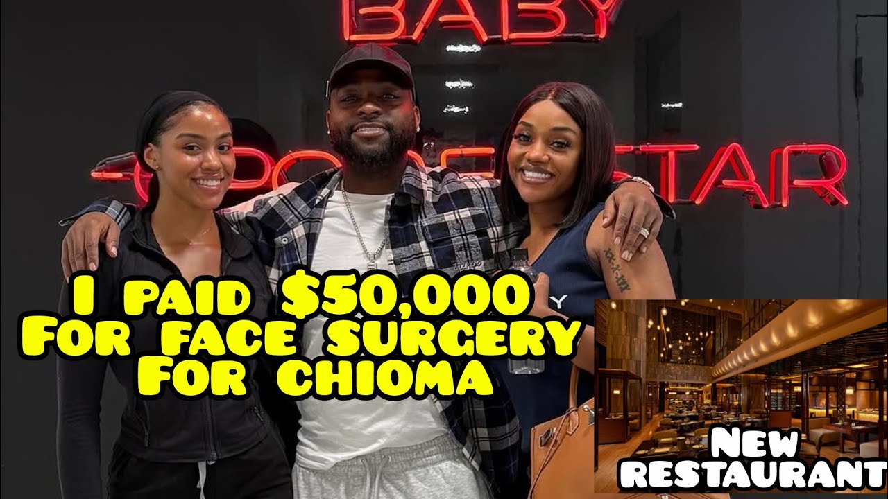 BREAKING!! Davido Spends $50 thousand on Chioma face Surgery & opens 500 million naira restaurant