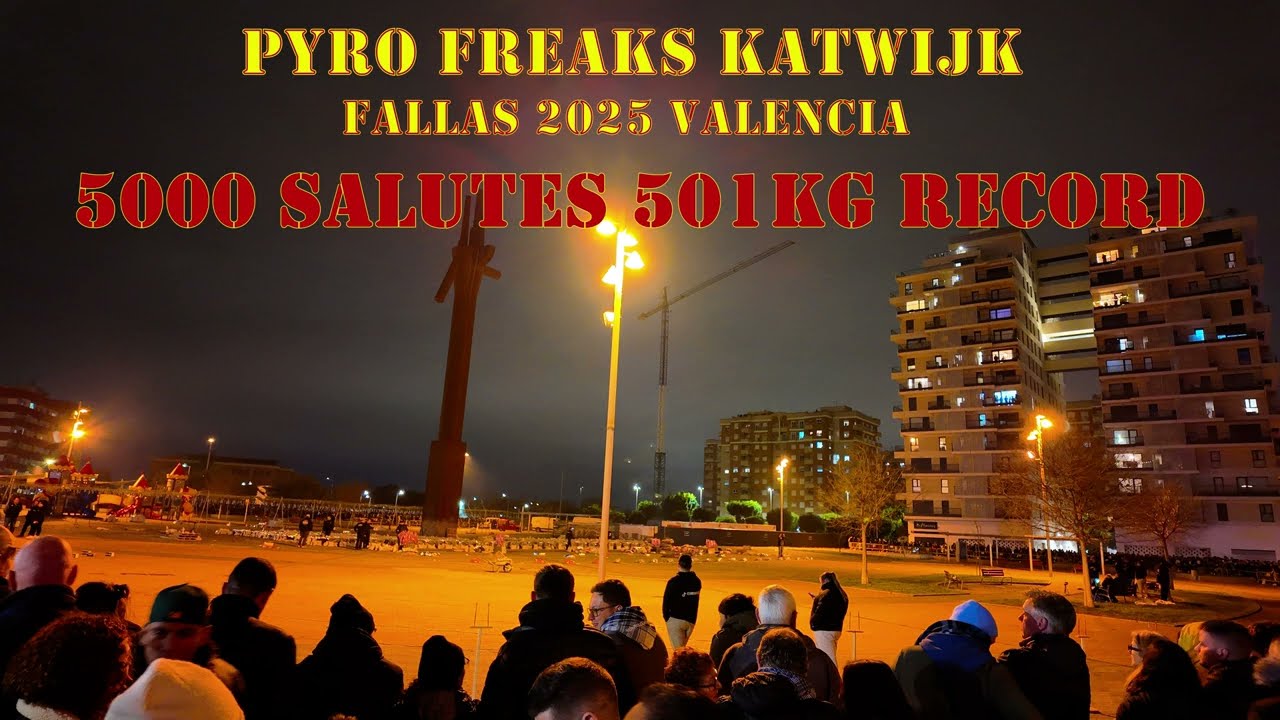 Pyro Team Westland Fallas de Valencia Pyro Team Katwijk Mislata 18 3 2025