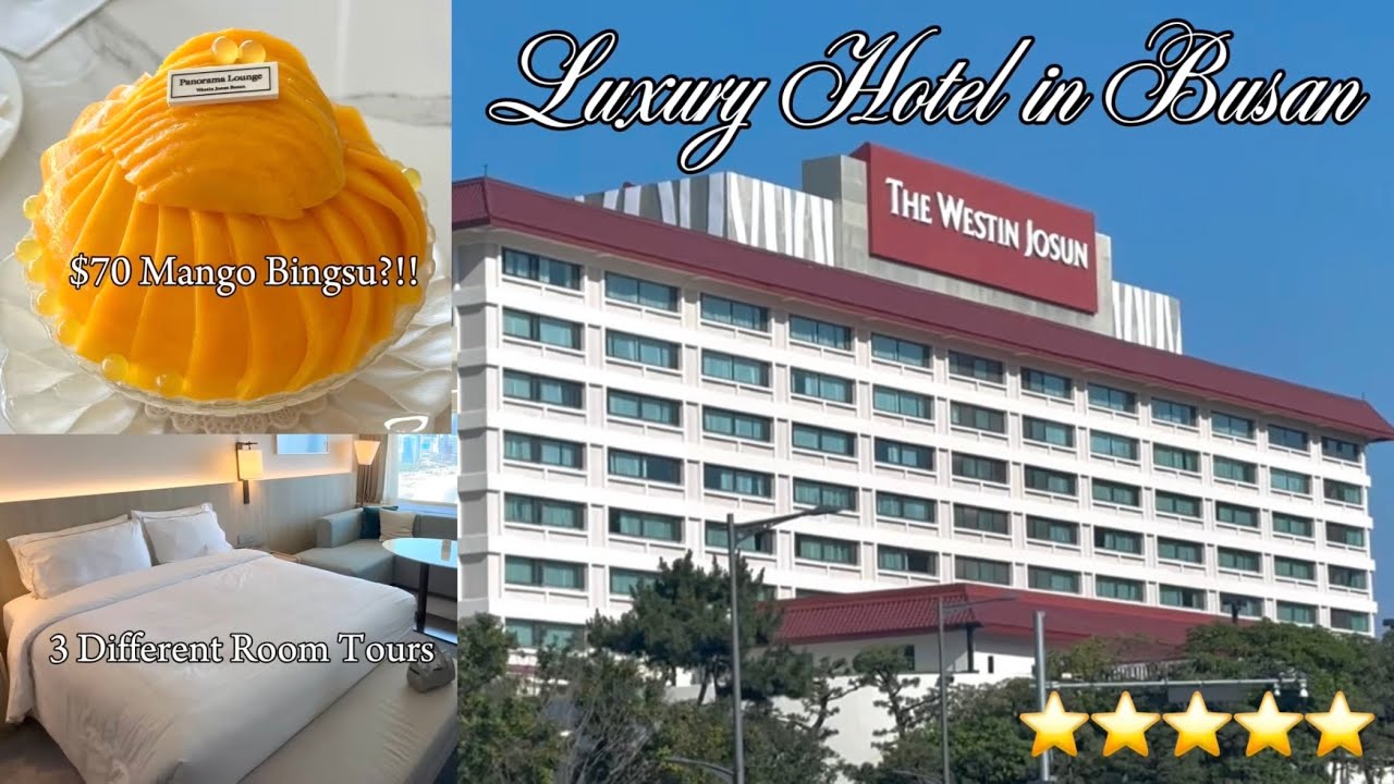 Westin Josun Busan Hotel Tour | 3 Different Rooms, Lounges, Bakery & $70 Mango Bingsu!