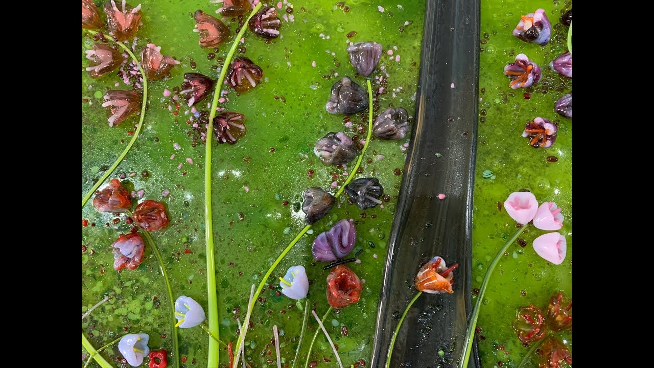 3D floral Scene