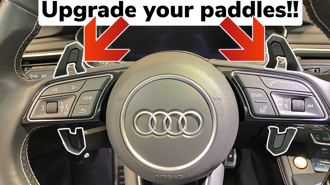 Обновите подрулевые переключатели передач вашего Audi этими подрулевыми переключателями в стиле U...