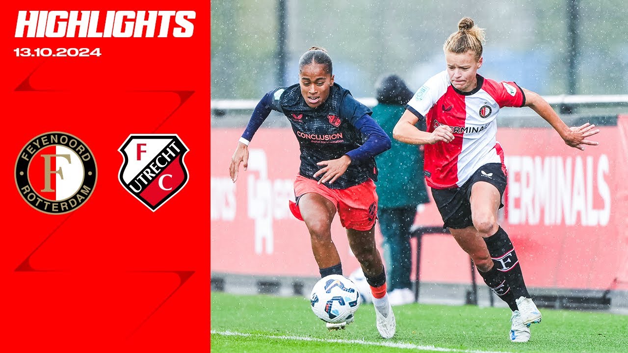 Highlights | Feyenoord V1 - FC Utrecht | Azerion Vrouwen Eredivisie 2024-2025