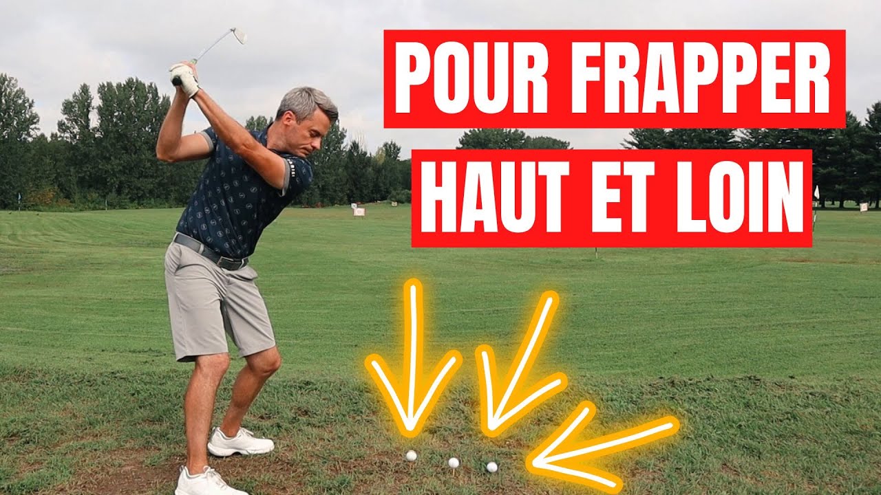 Vous avez toujours voulu frapper la balle plus haute et plus loin au golf?