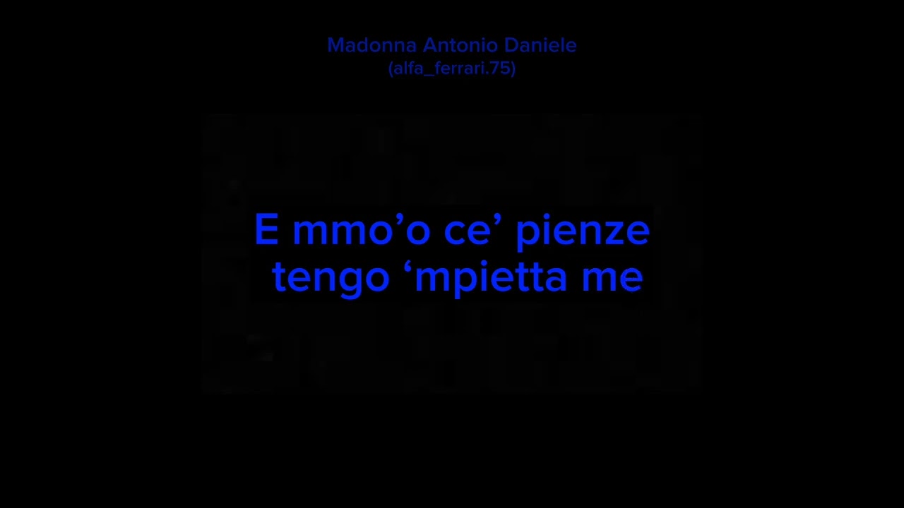 (Karaoke) Nu Peccatore - Tony Astarita