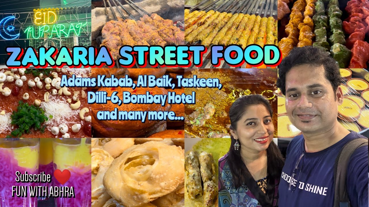 Zakaria Street Food @ Adams Kabab, Al-baik, Tashkeen, Dilli-6, Bombay Hotel #ramadan #iftar #vlog