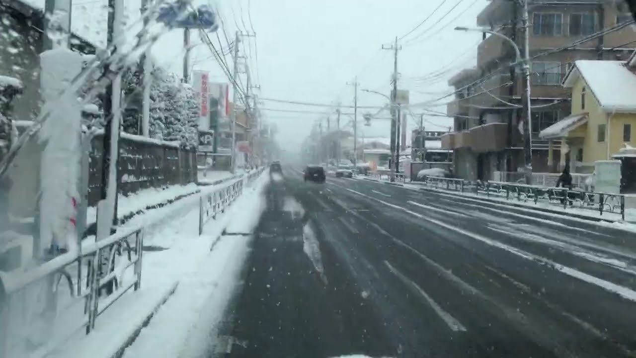 2026.2.8 東京・小平市:青梅街道駅前 9:56