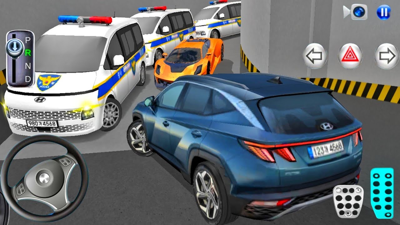 New White Tucson car Stuck in Parking Garage - 3D Driving Class - Car Game 2026! Android Gameplay