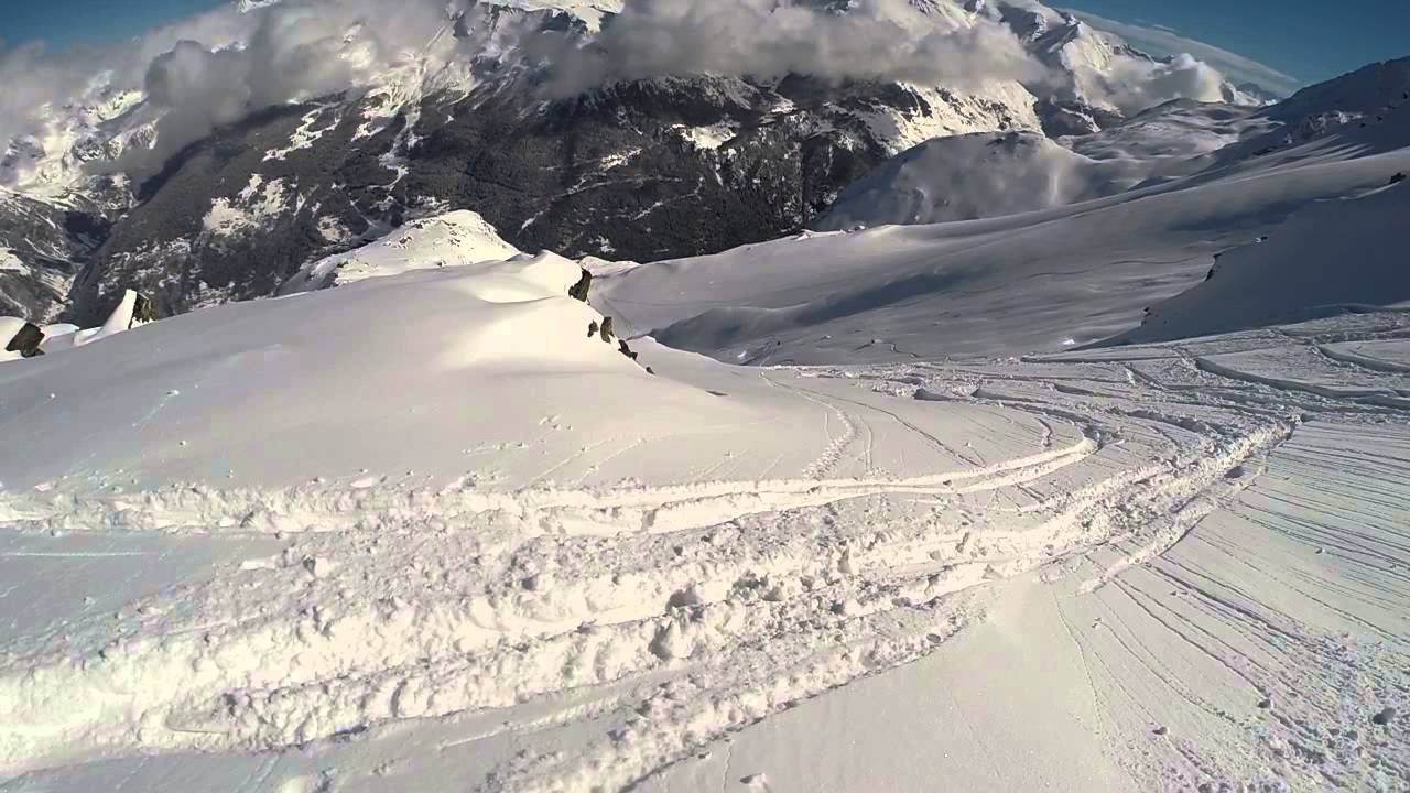 Génépi aux Arcs 22 Mars 2014 Norbert,Marc et Pascale