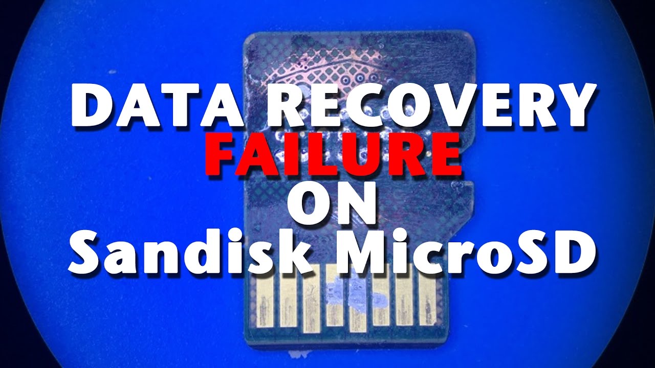 How NOT to recover data from Sandisk MicroSD card