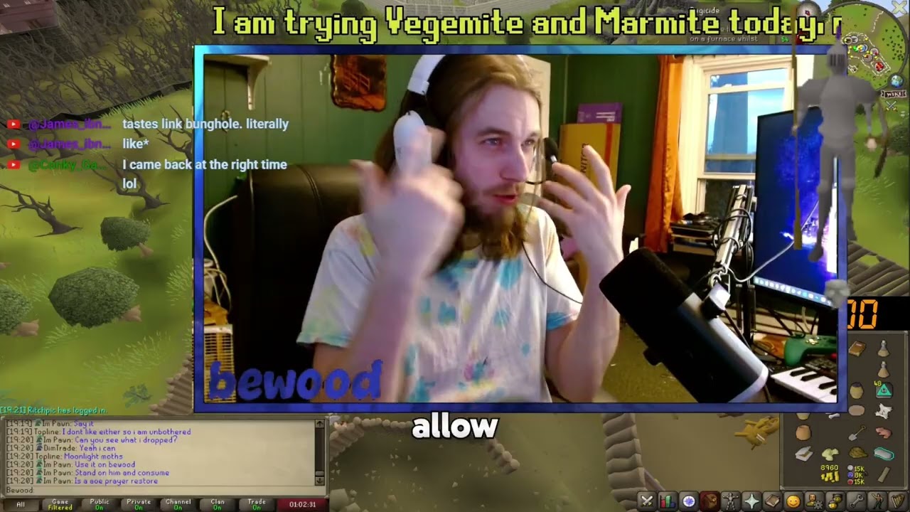 Eating Vegemite Because OSRS Players Sent It To Me