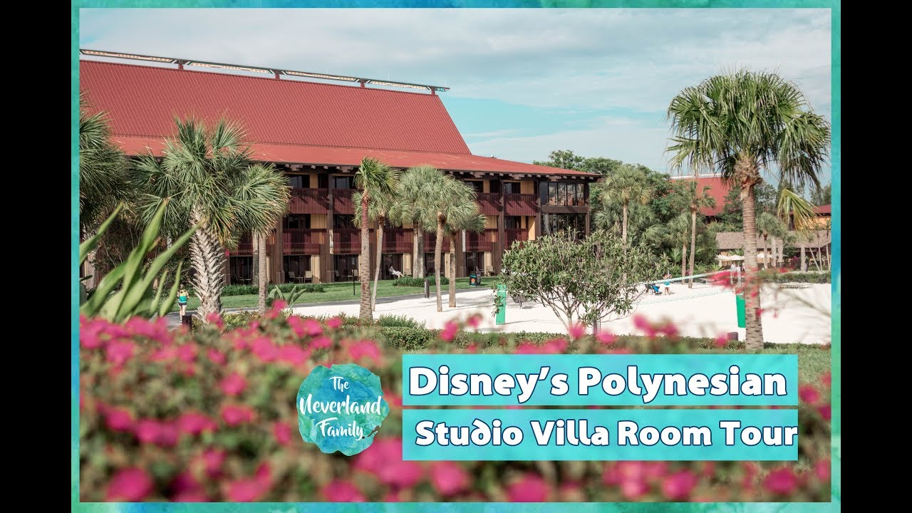 Disney's Polynesian Resort Studio Villa Room Tour 2018