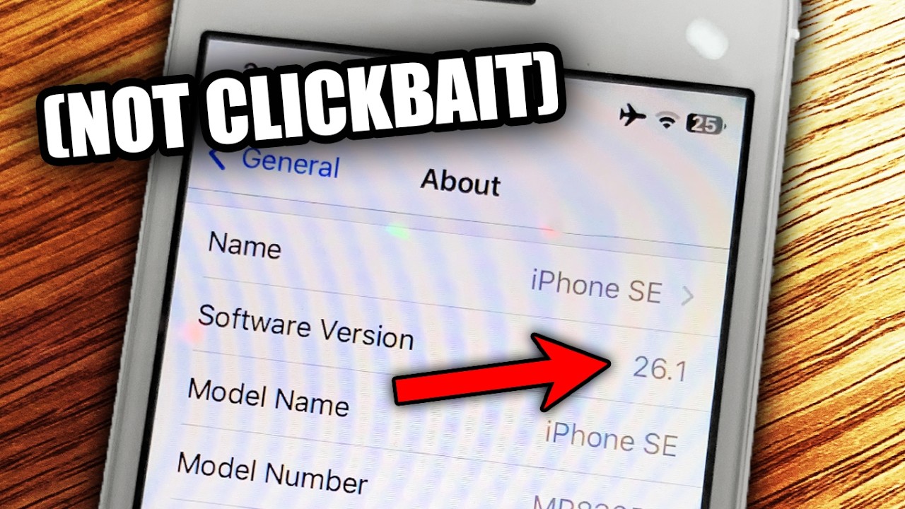 Получите стиль iOS 26 на ЛЮБОМ iPhone!