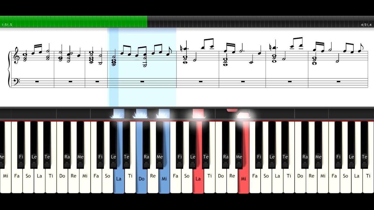 Procol Harum, A Whiter Shade Of Pale - tutorial teclado fácil - Synthesia,