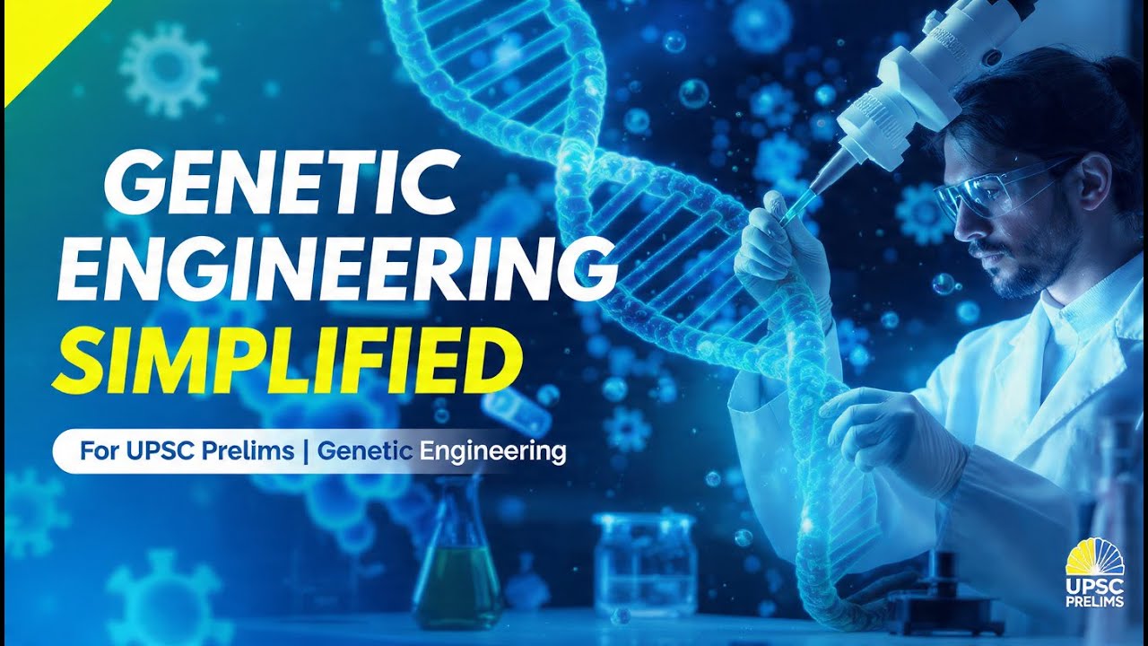 UPSC Prelims : Biotechnology | Genetic Engineering