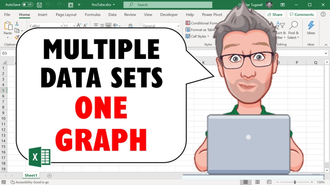 How to Add MULTIPLE Sets of Data to ONE GRAPH in Excel