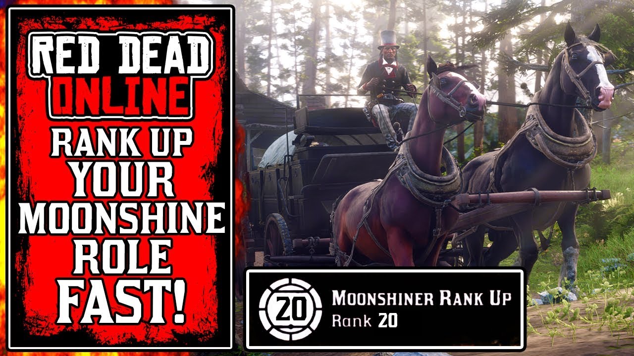 The ULTIMATE Guide How to Rank Up Moonshiner Role FAST in Red Dead Online (RDR2)
