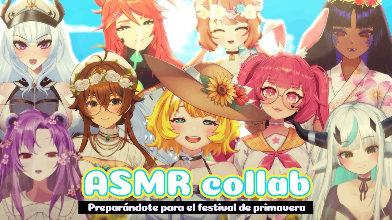 【Collab ASMR】¡Preparándote para el festival de primavera! 🌸🌻