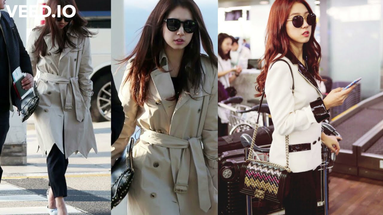 Park Shin hye Airport Fashion