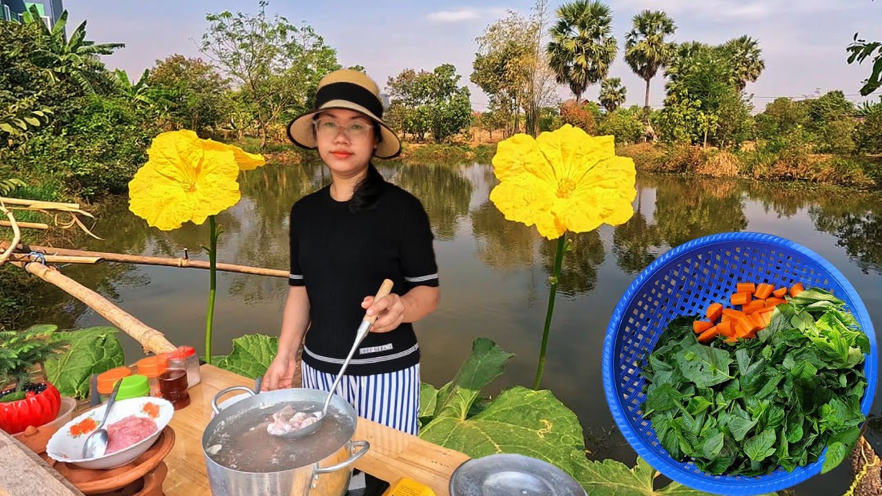 Simple Countryside Soup | Rural Life Cooking | Natural Sounds Only 🌿🍲