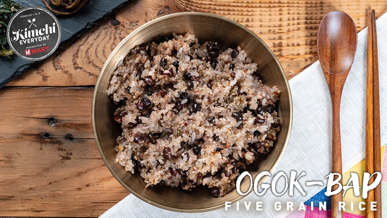 Ogok-bap (Korean Five Grain Rice) / 정월 대보름 오곡밥 / How to celebrate Daeboreum, the Full Moon Festival