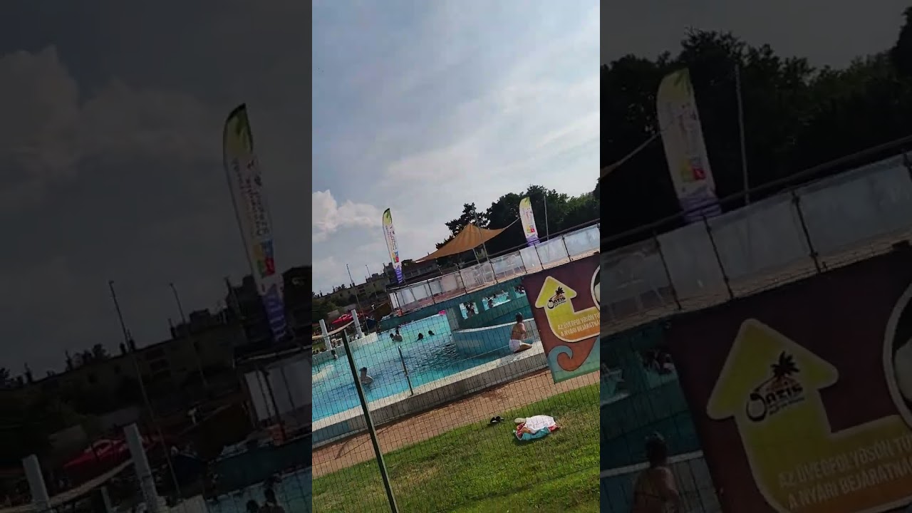 Napfényfürdő Aquapolis Szeged külső rész bemutatása