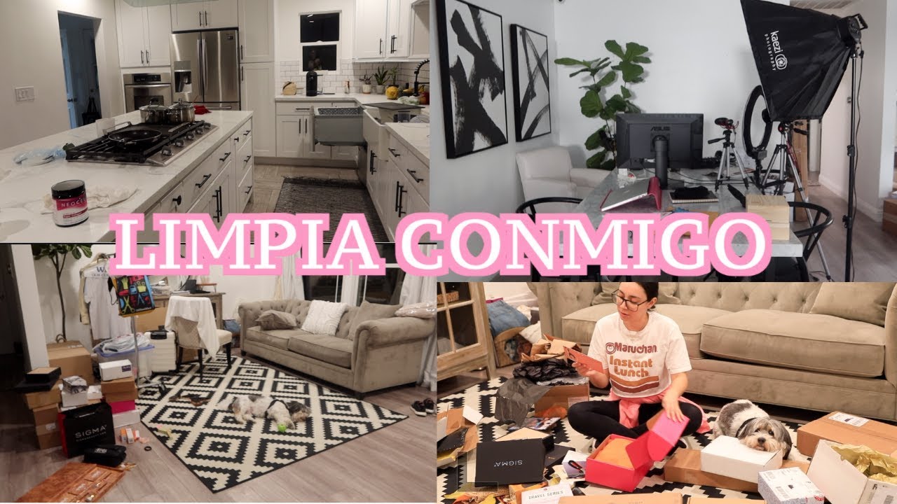 LIMPIA CONMIGO MI COCINA, MI SALA Y UNBOXING
