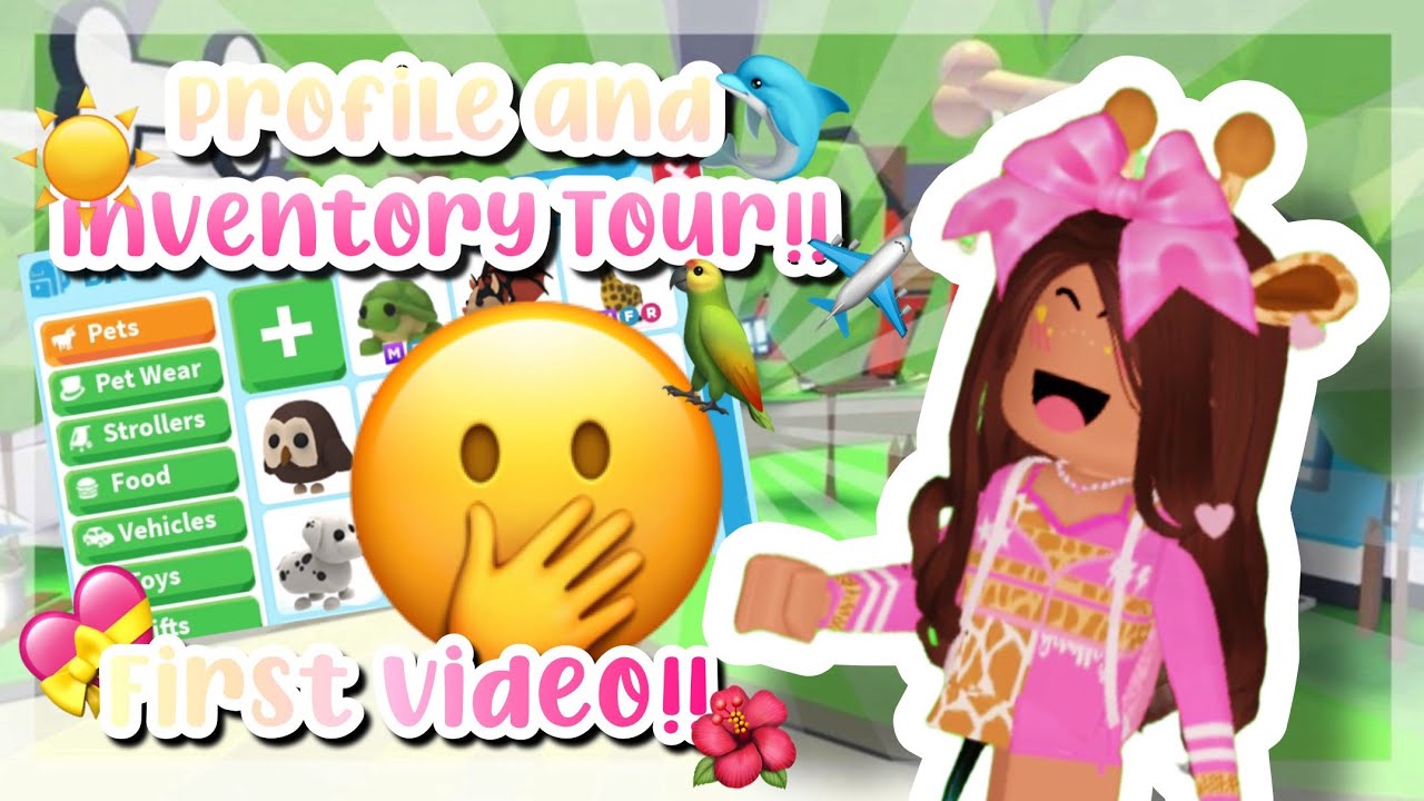 💝INVENTORY and PROFILE tour!! 🐬(Adopt me! Roblox) 🐾🐣