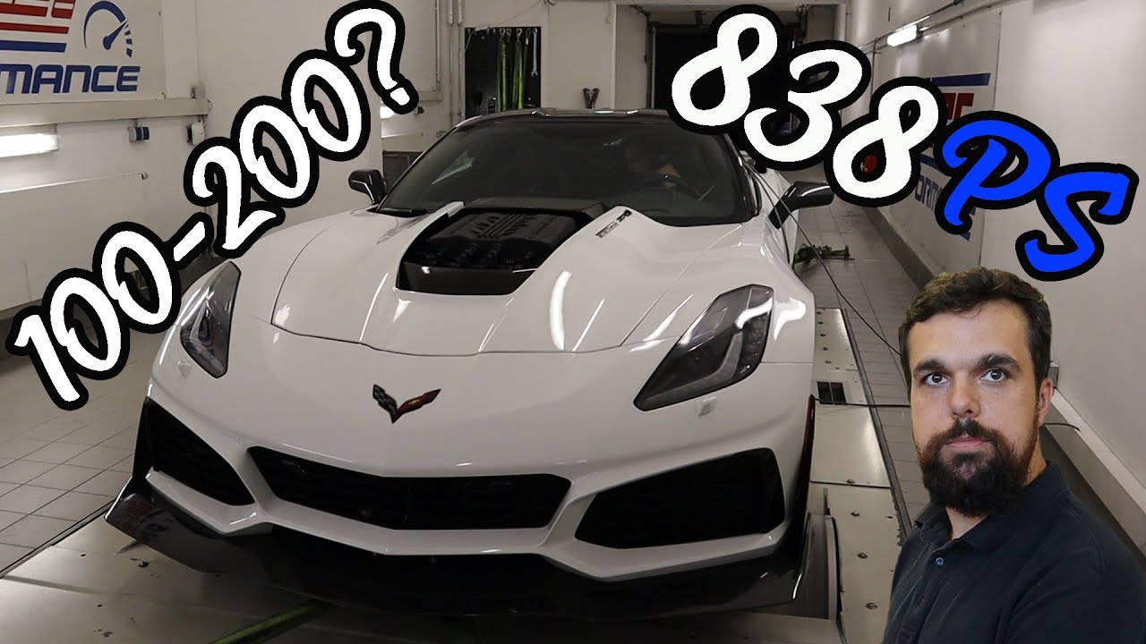 Geigercars - Corvette ZR1Leistungssteigerung auf 838 Ps | 100-200 Zeiten