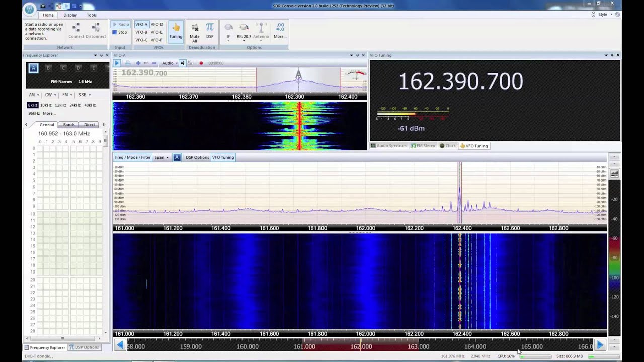 Using the RTL2832U with SDR-radio.com V.2