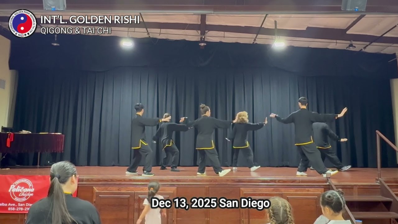 19 Step Tai Chi at 2025 Golden Rishi Holiday Party