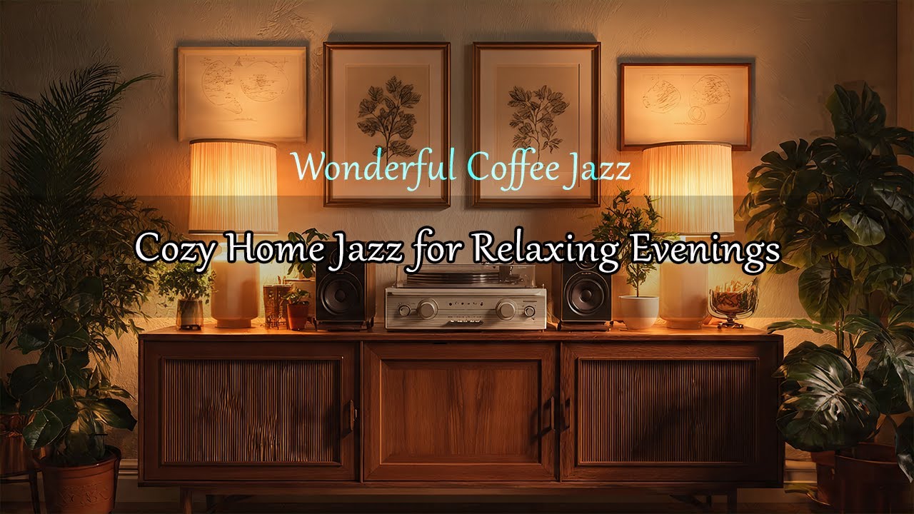 Wonderful Coffee Jazz ☕ Cozy Home Jazz for Relaxing Evenings 🏡
