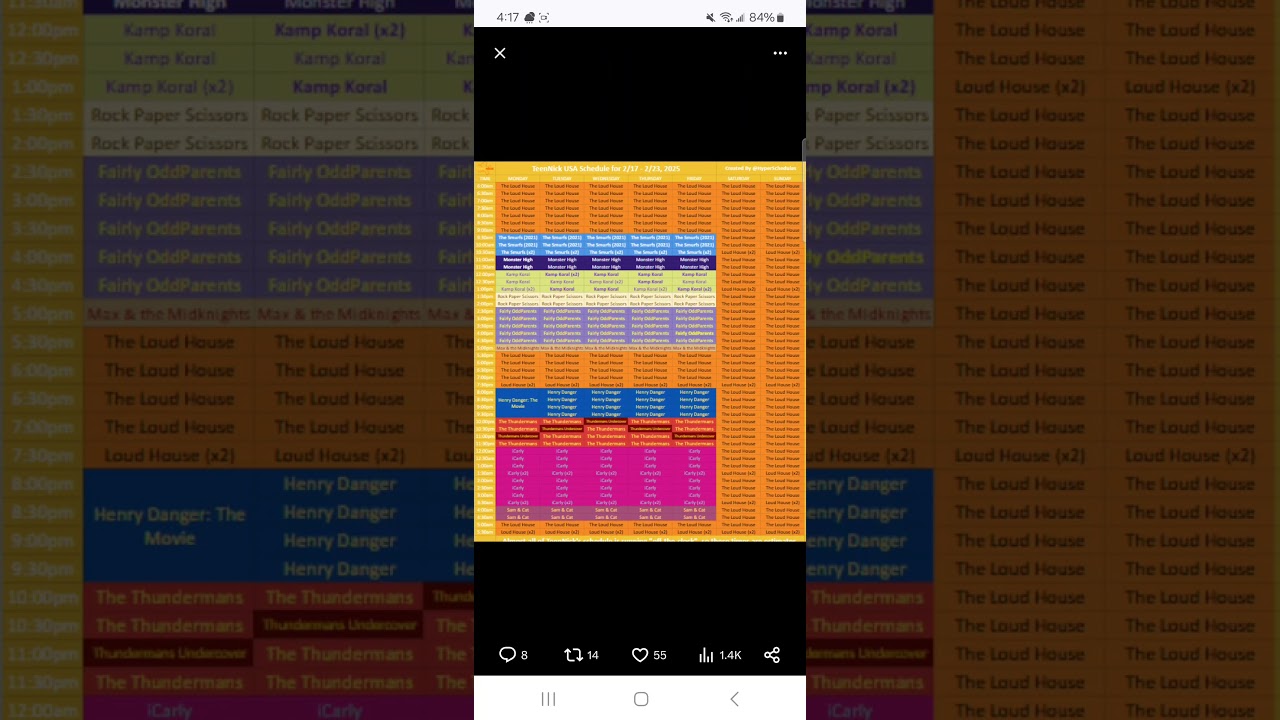 TeenNick's new schedule 