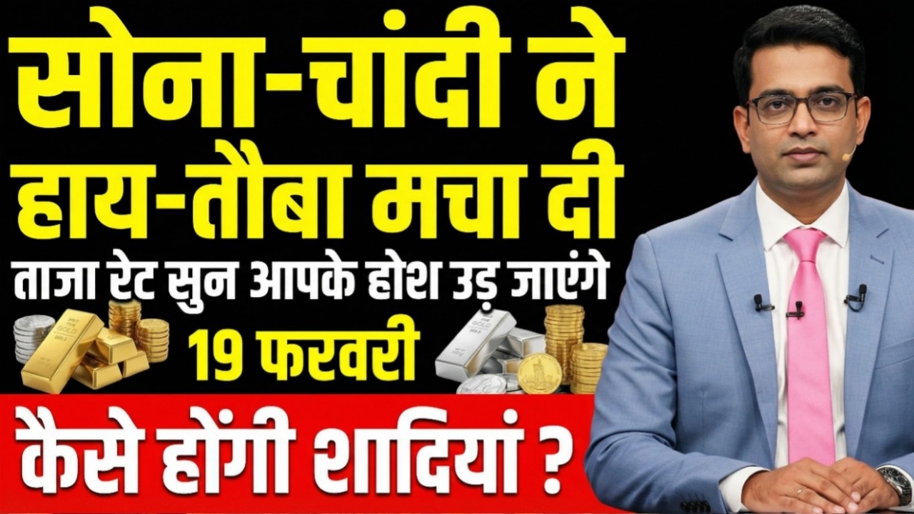 Gold Rate Today, 19 फरवरी 2026 Aaj Ka Sone Ka Bhav | Sone Ka Bhav | Today Gold Rate #goldsilverprice