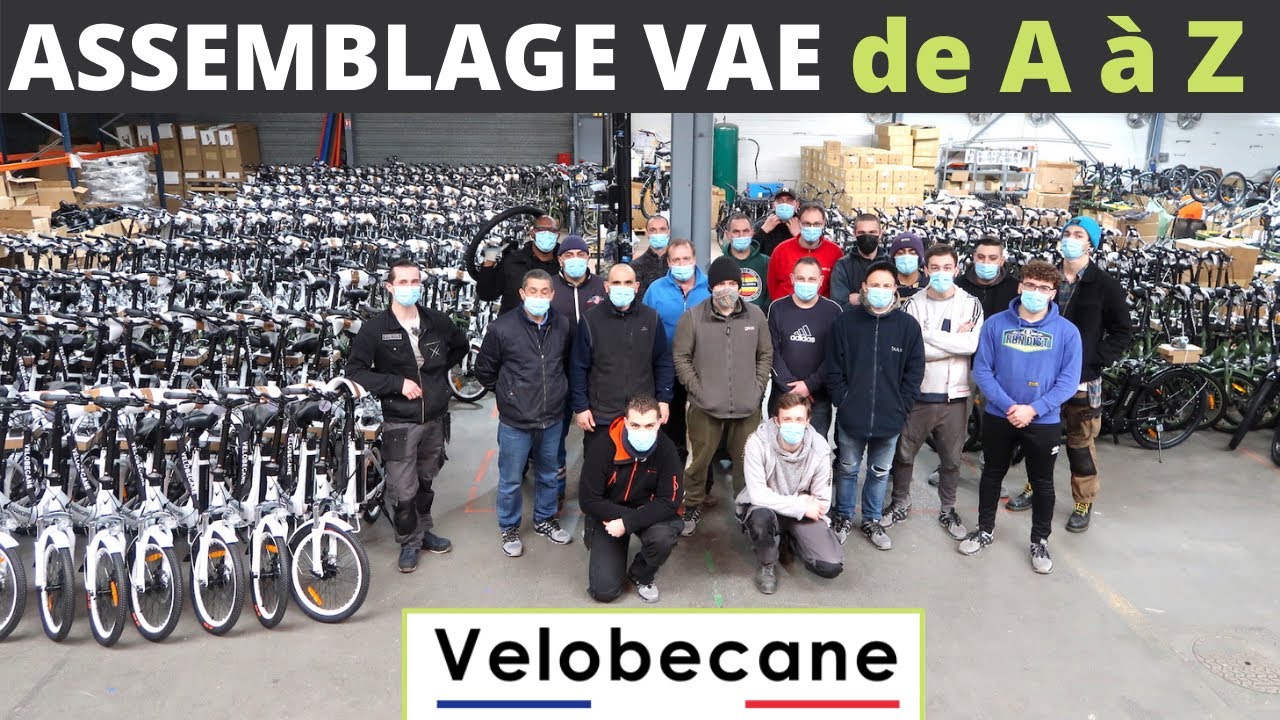 PRESENTATION usine de MONTAGE VÉLO ÉLECTRIQUE *VÉLOBECANE*