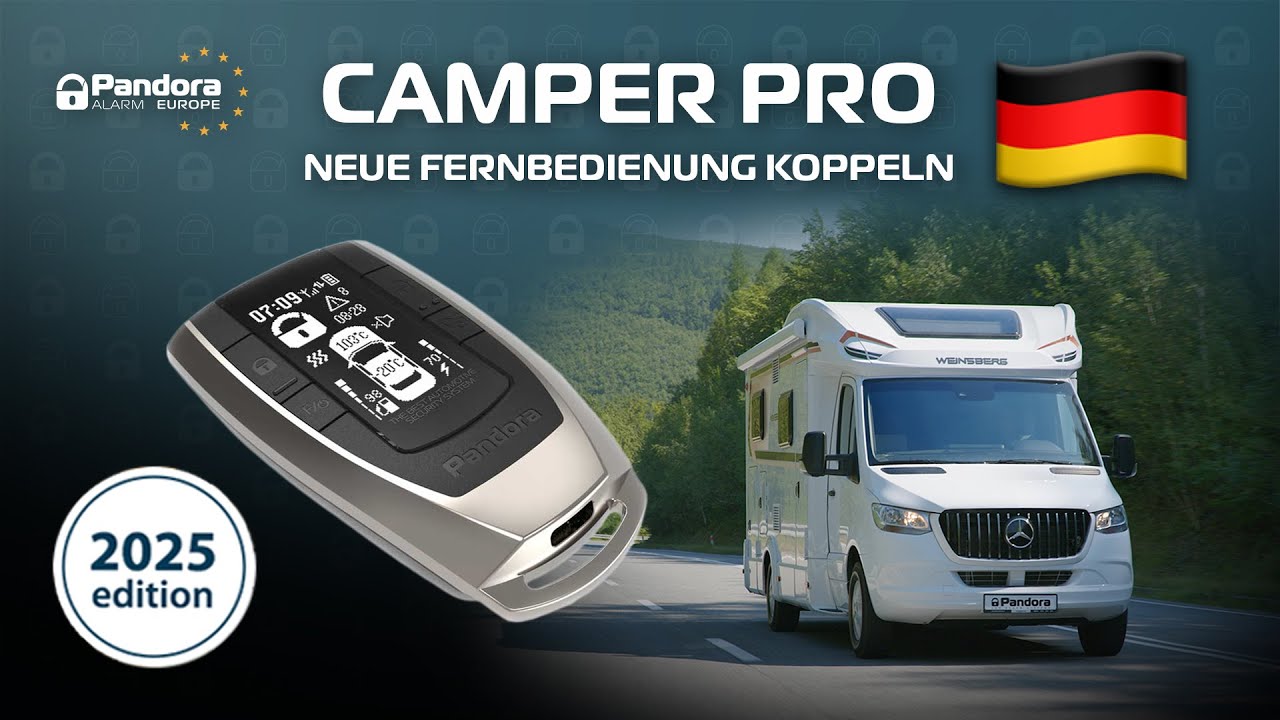 Pandora CAMPER PRO – Neue Fernbedienung koppeln
