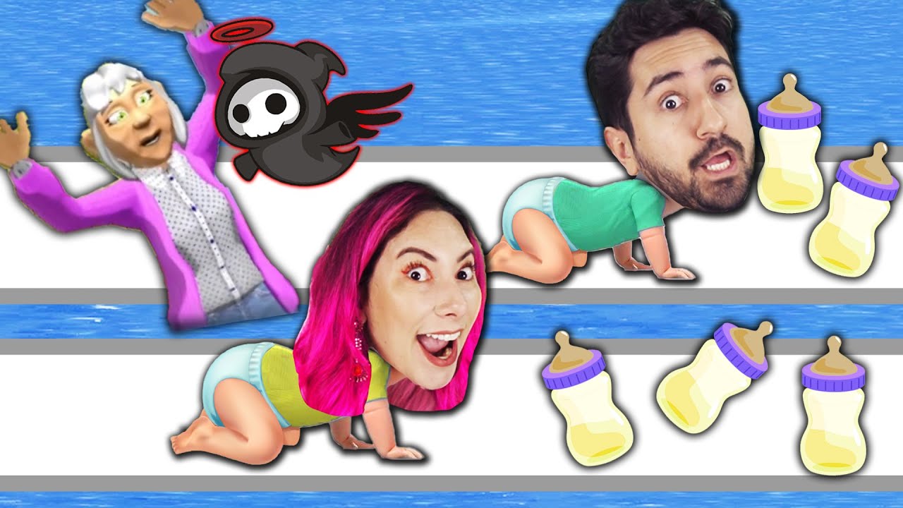 QUEM CHEGA BEBÊ NA CORRIDA DA VIDA no Run Of Life