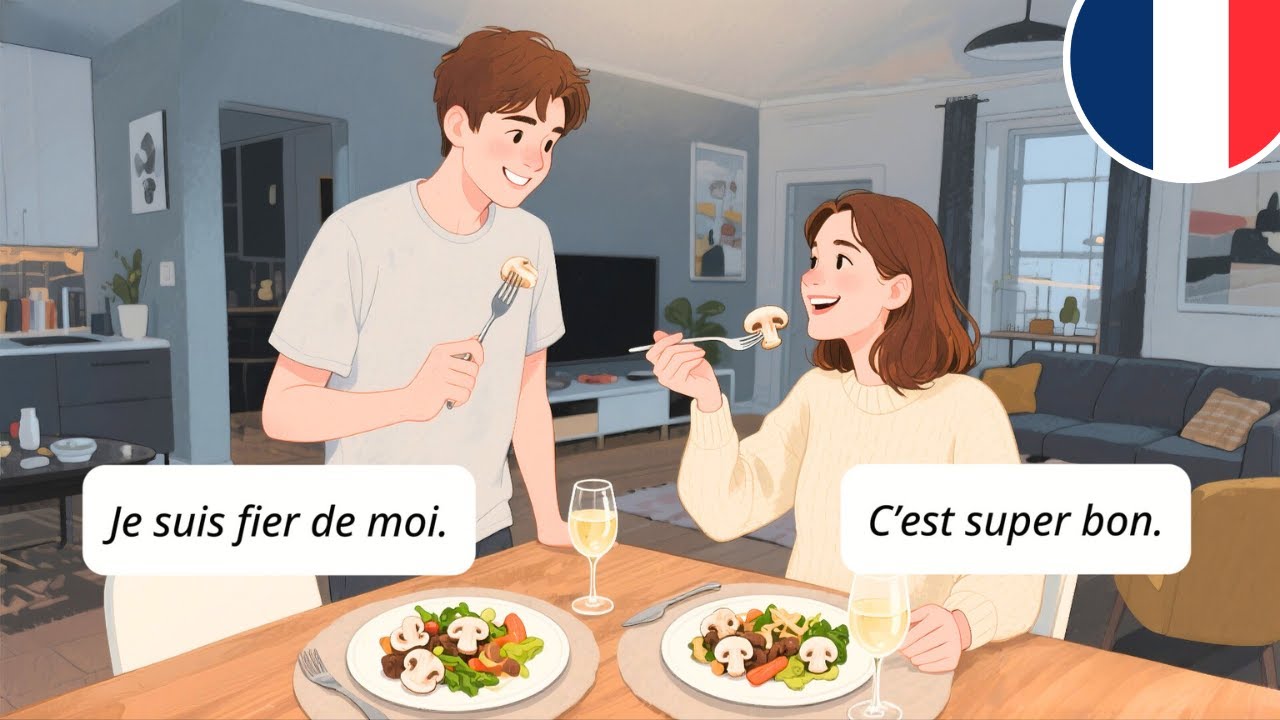 10 min Everyday French Conversation for B1 Learners | Learn French Dialogues | Listening Practice