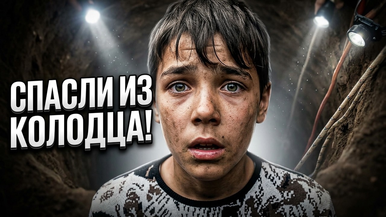 МАЛЬЧИК РИСКНУЛ ЖИЗНЬЮ, СПУСТИВШИСЬ В УЗКИЙ КОЛОДЕЦ!