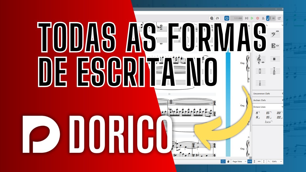 Todas as formas de escrita no Dorico | iPad e Desktop